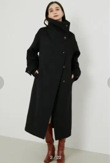 rienda 오버 롱 코트 택 포함 새상품