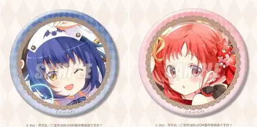 주문토끼 온라인 복권 2세트 캔뱃지 마야 메구