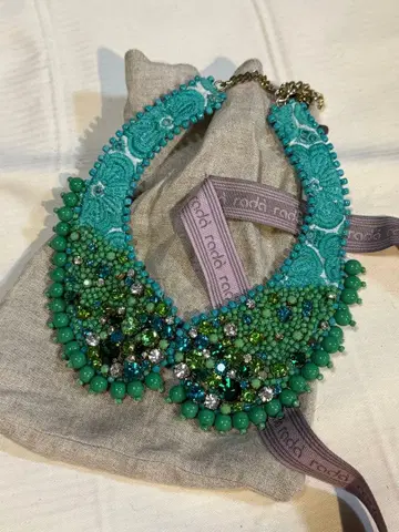 RADA 라다 이탈리아제 비즈 목걸이 탈부착 카라