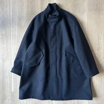 미사용급*스픽앤스팬 23AW 멜톤 M-65 필드 코트 네이비 36