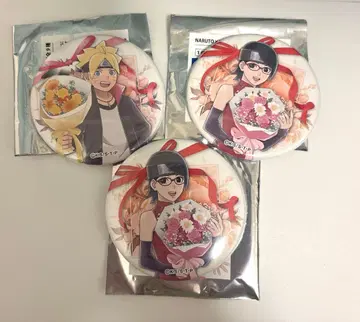 NARUTO BORUTO 볼트 사라다 캔뱃지 세트