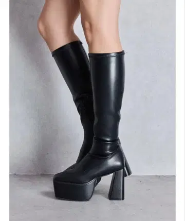 GYDA 제이다 스트레치 청키 부츠 롱 부츠 M 사이즈