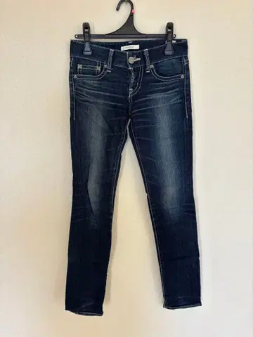 moussy denim 스키니 데님 다크 블루 사이즈 25