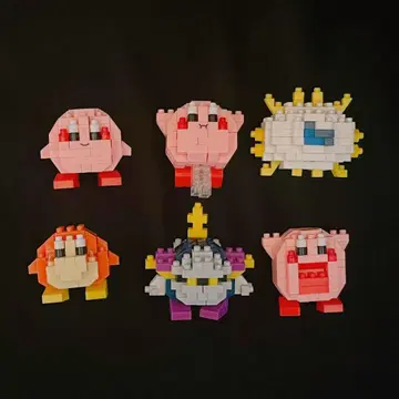 nanoblock 나노블록 미니나노 별의 커비 6개 세트