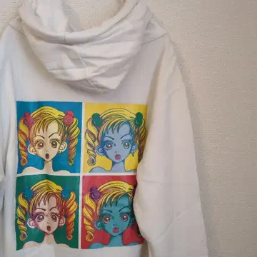 이웃 이야기 양면 프린트 후드티 해피 베리 미카코 쥬에티