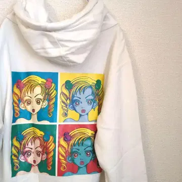 이웃 이야기 양면 프린트 후드티 해피 베리 미카코 쥬에티