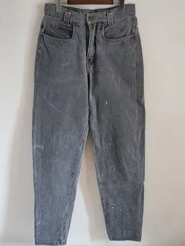 90s00s 캘빈클라인 블랙 데님 테이퍼드 청바지 올드 빈티지