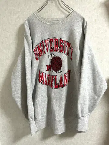 90s 챔피온 리버스 위브 XL 맨투맨 그레이 구제 의류