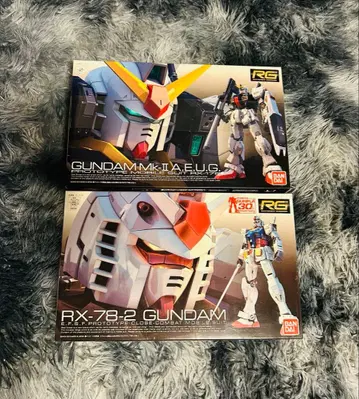 미개봉 새상품 건담 프라모델/마크 II 건담 & 초대 건담/리얼 그레이드