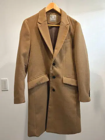 새상품급 nano universe 나노 유니버스 코트 카멜 브라운