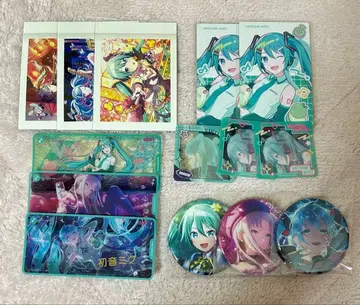 프로세카 하츠네 미쿠 묶음 판매 메모스테 8c 금박