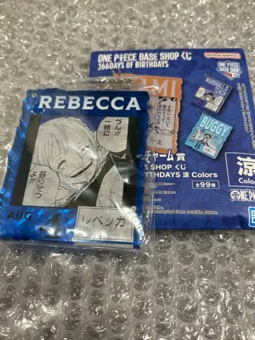 원피스 베이스샵 복권 아크릴 블록 참 레베카