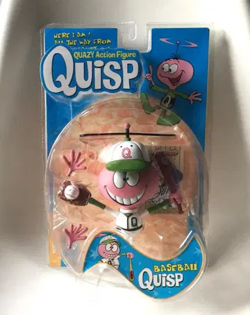 빈티지 2003년산 Quisp 피규어 Quaker oats 시리얼