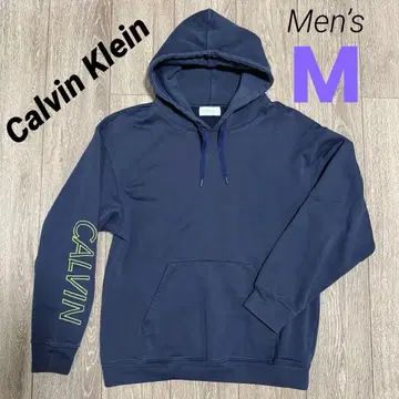 Calvin Klein Platinum CK 풀오버 후드티 남성용 M