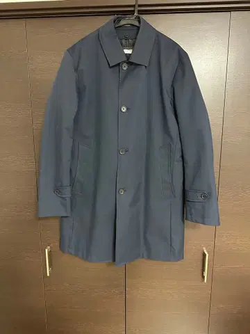 새상품급 오리히카 네이비 스텐카라 코트