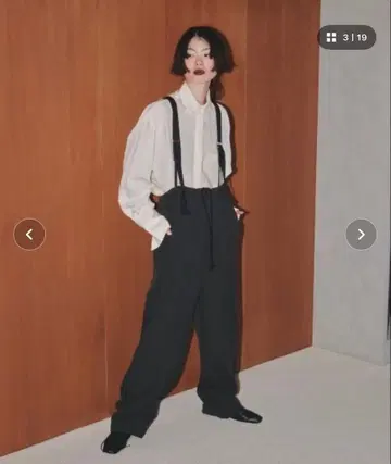 todayful 서스펜더 하이웨스트 팬츠 36