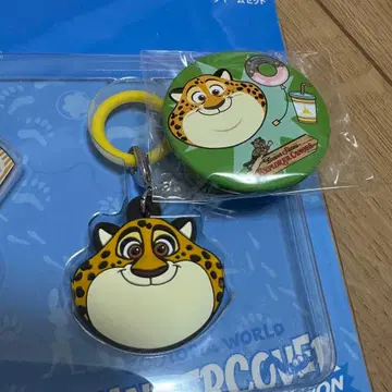 주토피아2 크로우하우저 참 캔뱃지 세트