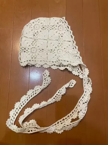 open sesame club FLEUR LACE BONNET