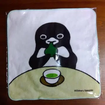 [ 미개봉 새상품 ] Suica 펭귄 미니 타월 풀과 차 펭귄 찻집