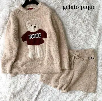 새상품급 gelato pique 곰 모티브 룸웨어 세트