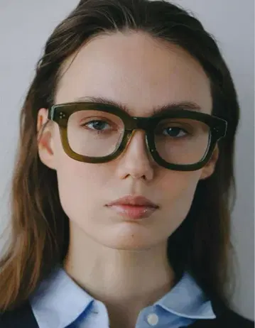 Zoff x ETRE TOKYO 웰링턴 안경 카키