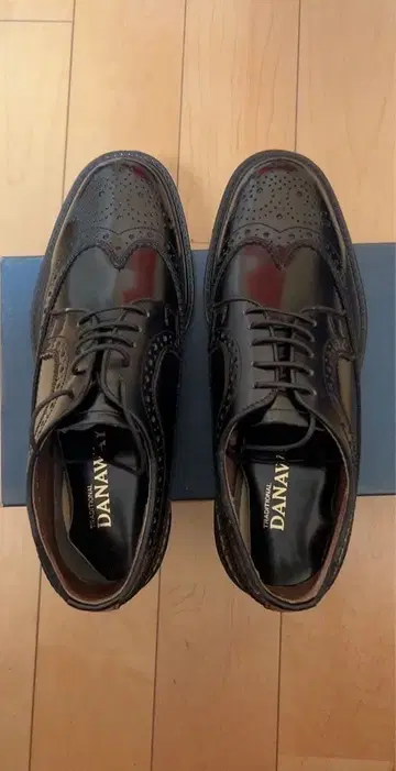 일본제 DANAWAY 윙 팁 슈즈 25.0cm 굿이어 웰트