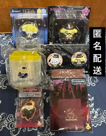 해피 복권 폼폼푸딩 피규어 캐니스터 등