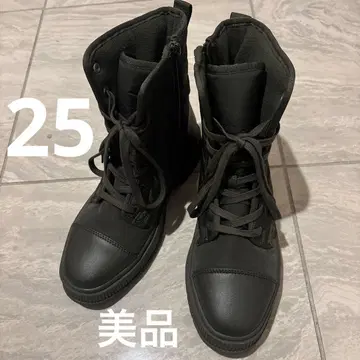 유니클로 c 유니클로 씨 부츠 패디드 레이스업 부츠 올리브