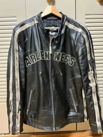 아렌네스 가죽 자켓 XL 블랙