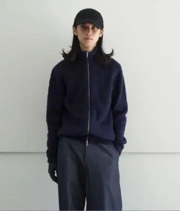 KAIKO SHAGGY ZIP CARDIGAN