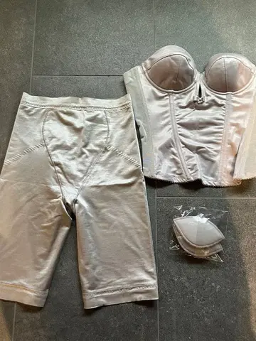 브라이덜 이너 뷔스티에 롱거들 세트