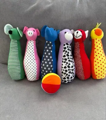 애니멀 볼링 세트 소프트 볼링 에드 인터 아기 완구