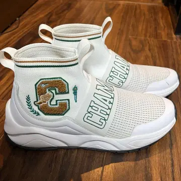 CHAMPION 챔피온 스니커즈 화이트 그린 로고