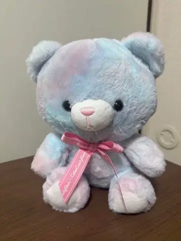 파스텔 곰 봉제 인형