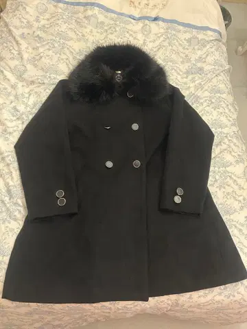 Rady 더블 브레스트 퍼 코트