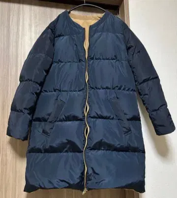 슬로브 이에나 다운 자켓 36 S~M 리버서블 코트