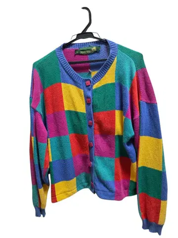 점퍼 니트 스웨터 M