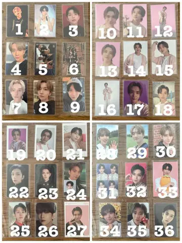 SEVENTEEN 세븐틴 조슈아 트레이딩 카드 묶음 판매