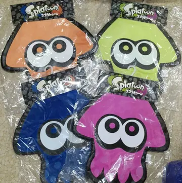 스플래툰 오징어 다이컷 매트 4색 세트