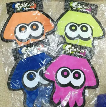 스플래툰 오징어 다이컷 플로어 매트 4색 세트