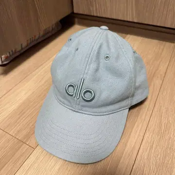 alo 로고 자수 캡 스카이블루