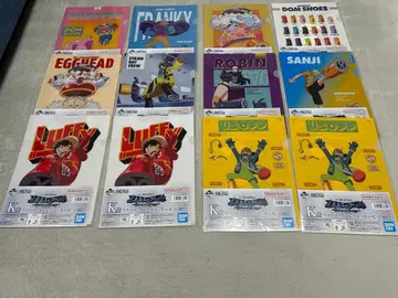 제일복권 원피스 미래섬 에그헤드 클리어 파일&스티커 10종 12매