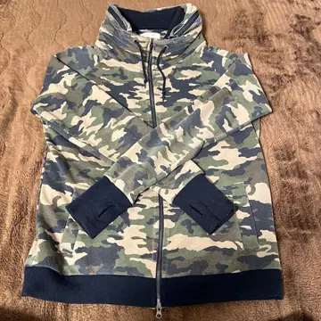정글 스톰 XL 카모플라쥬 풀 집업 후드티