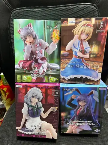 동방 project 피규어 4개 세트 미사용