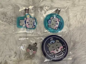 zeroni 고니니 메지루시 액세서리 캔 배지 헤어핀