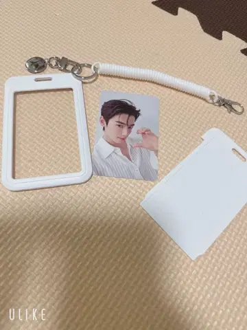 abib 차은우 ID 케이스 화이트 카드 포함