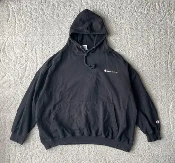 Champion 맨투맨 후드티 후디 3XL 오버 사이즈 블랙