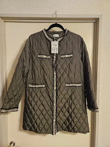 Myu 새상품 카키 퀼팅 자켓