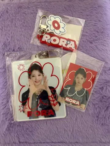 RORA 키링 스티커 세트