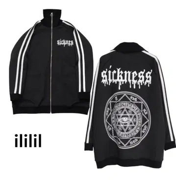 ililil Sickness high neck track jacket